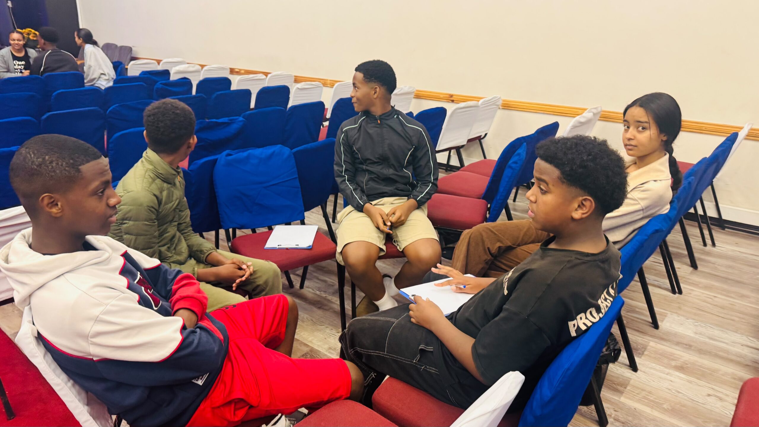 Port Elizabeth teenagers participating in a Family Matters Global training programme