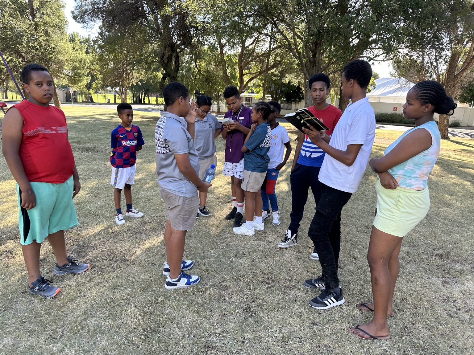 Bloemfontein church teenagers participating in a Family Matters Global youth programme