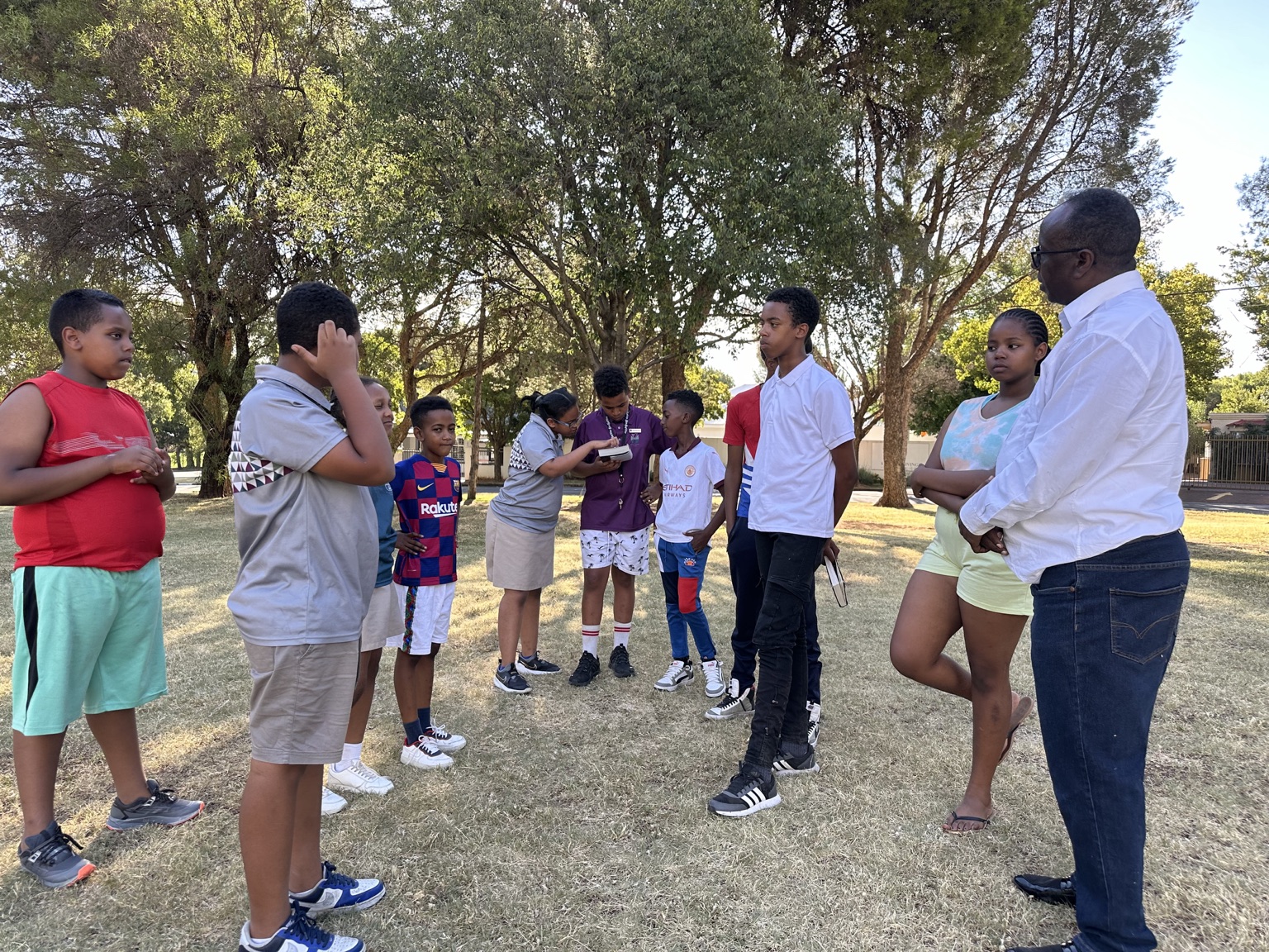 Bloemfontein church teenagers participating in a Family Matters Global youth programme