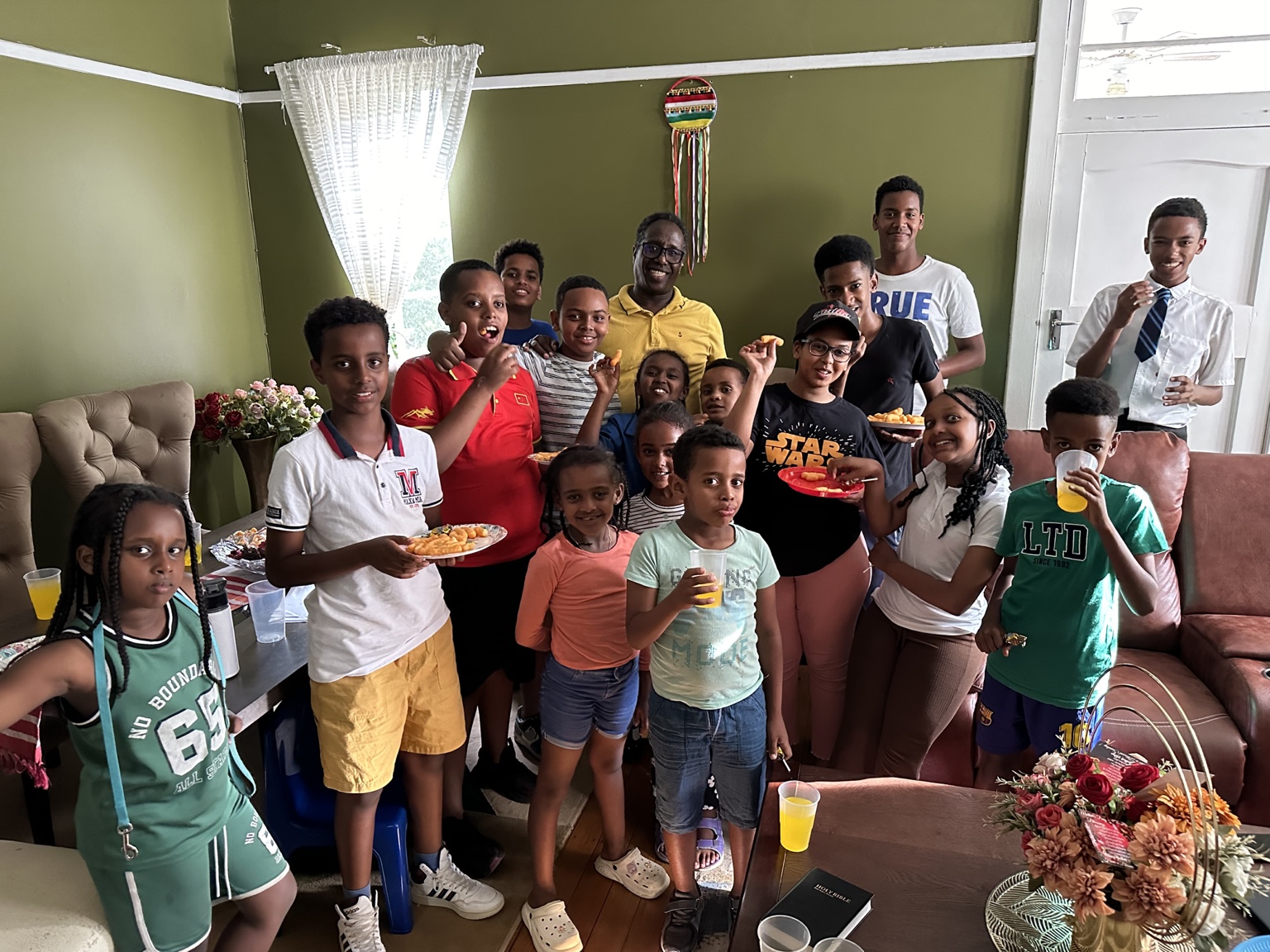 Bloemfontein church teenagers participating in a Family Matters Global youth programme
