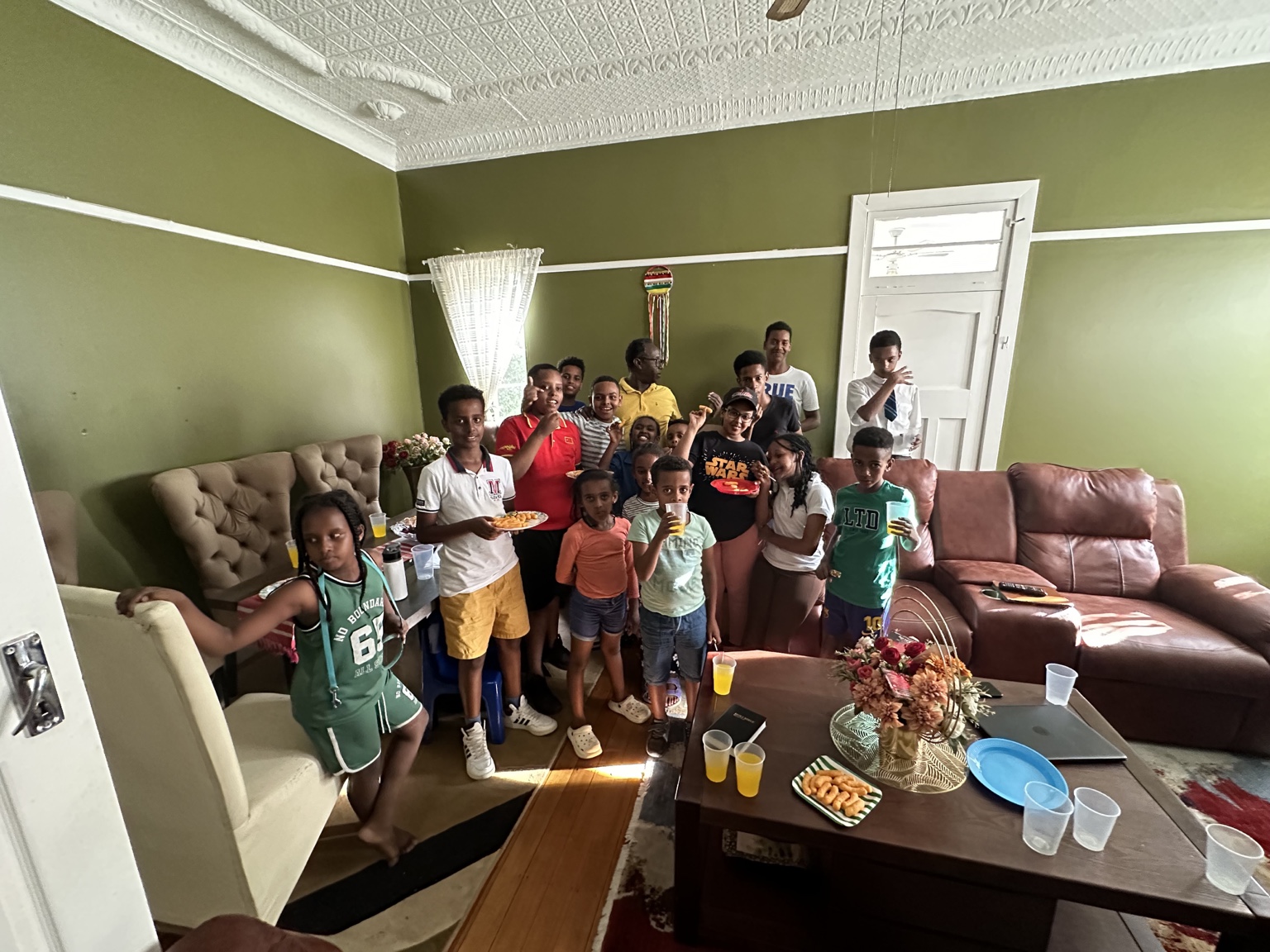 Bloemfontein church teenagers participating in a Family Matters Global youth programme
