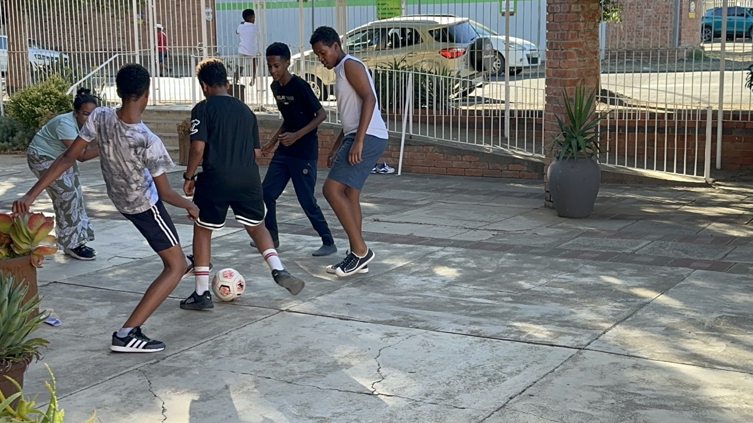 Bloemfontein church teenagers participating in a Family Matters Global youth programme