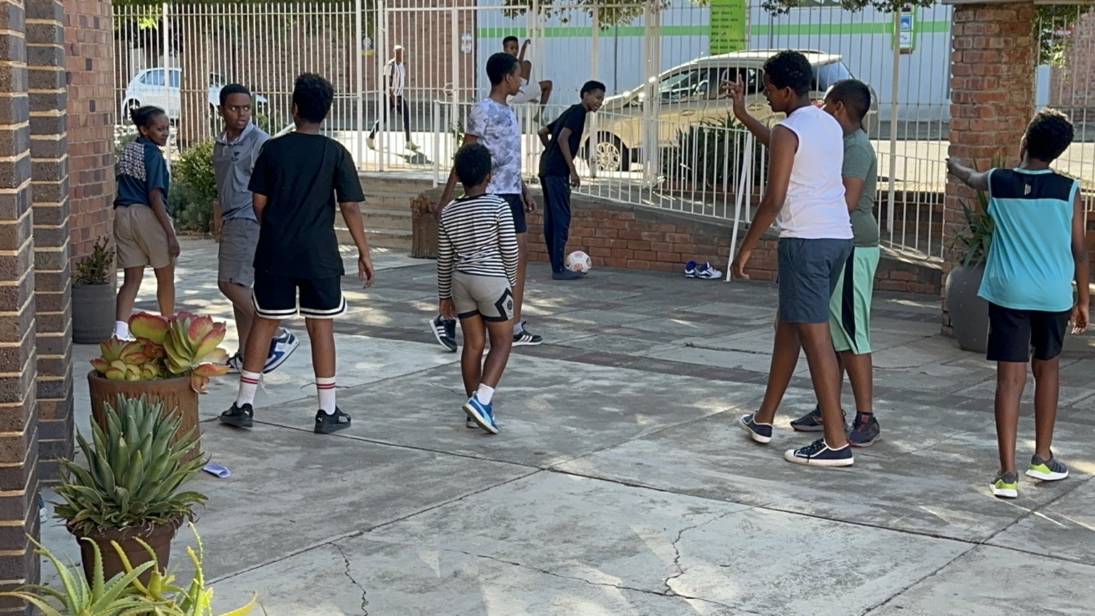 Bloemfontein church teenagers participating in a Family Matters Global youth programme